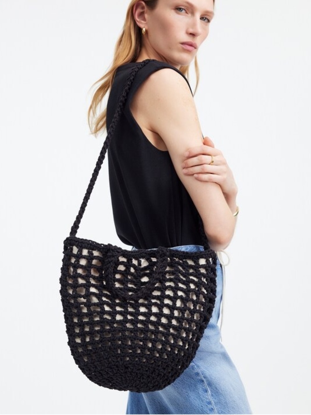 Madewell the crocheted shoulder bag - Picture 2 of 5